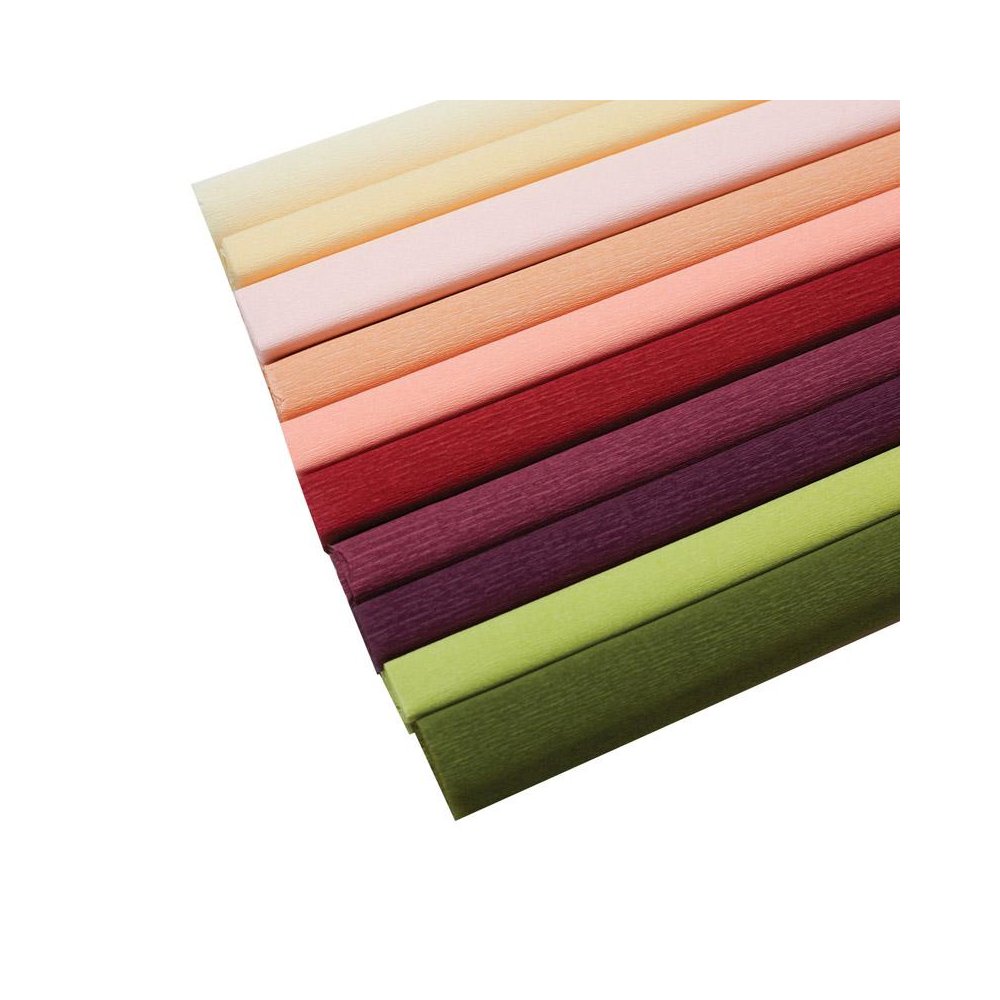 Extra Fine Crepe Paper, 10 Assorted Colors, 10.7 sq. ft. Picture 1
