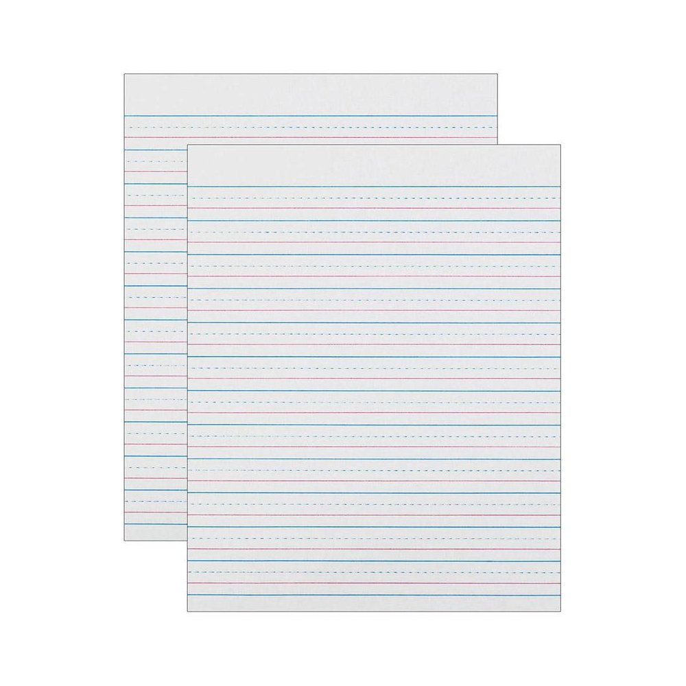 Sulphite Handwriting Paper, Dotted Midline, Grade 2, 500 Sheets Per Pack 2 Packs. Picture 1