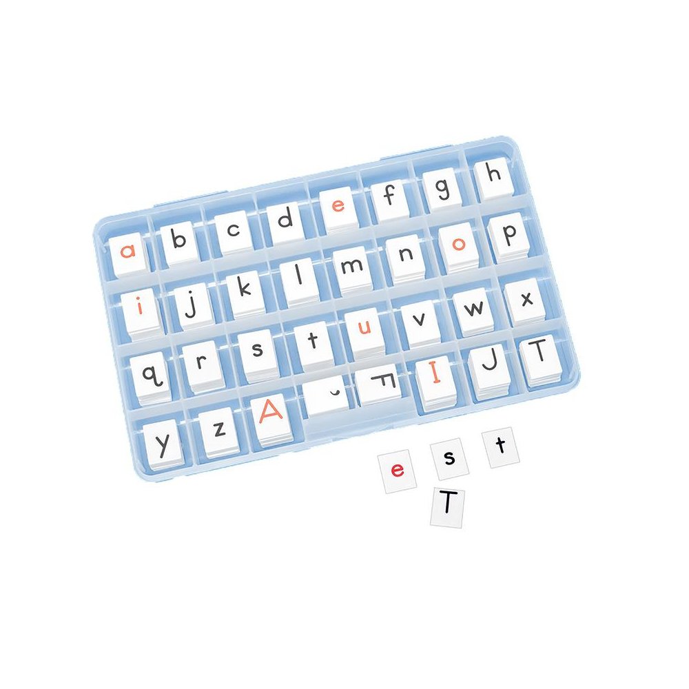 Two-Sided Alphabet Letter Tiles, 4 Sets, 272 Pieces. Picture 1
