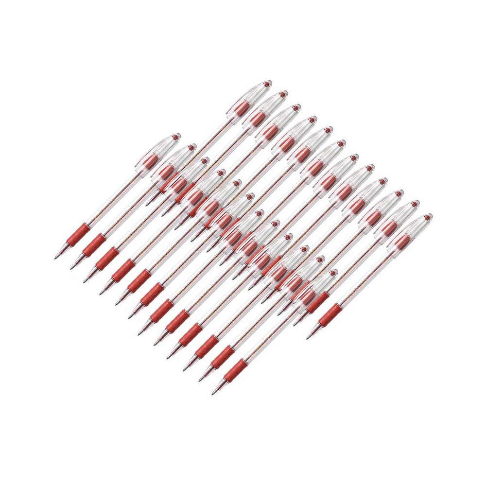 R.S.V.P. Ballpoint Pen, Medium Point, Red, Pack of 24. Picture 1
