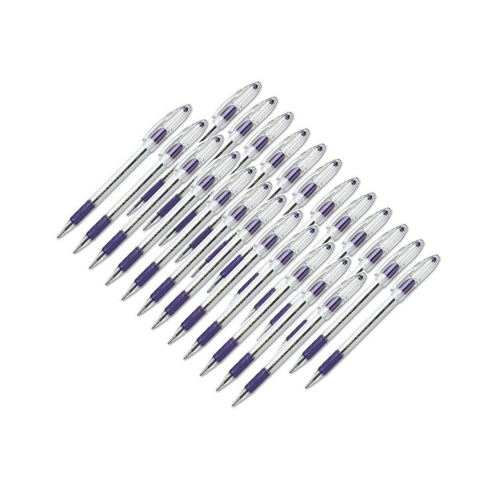 R.S.V.P. Ballpoint Pen, Medium Point, Violet, Pack of 24. Picture 1