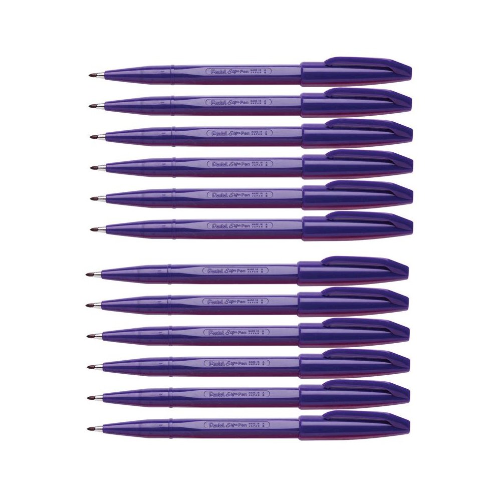 Sign Pen, Violet, Pack of 12. Picture 1
