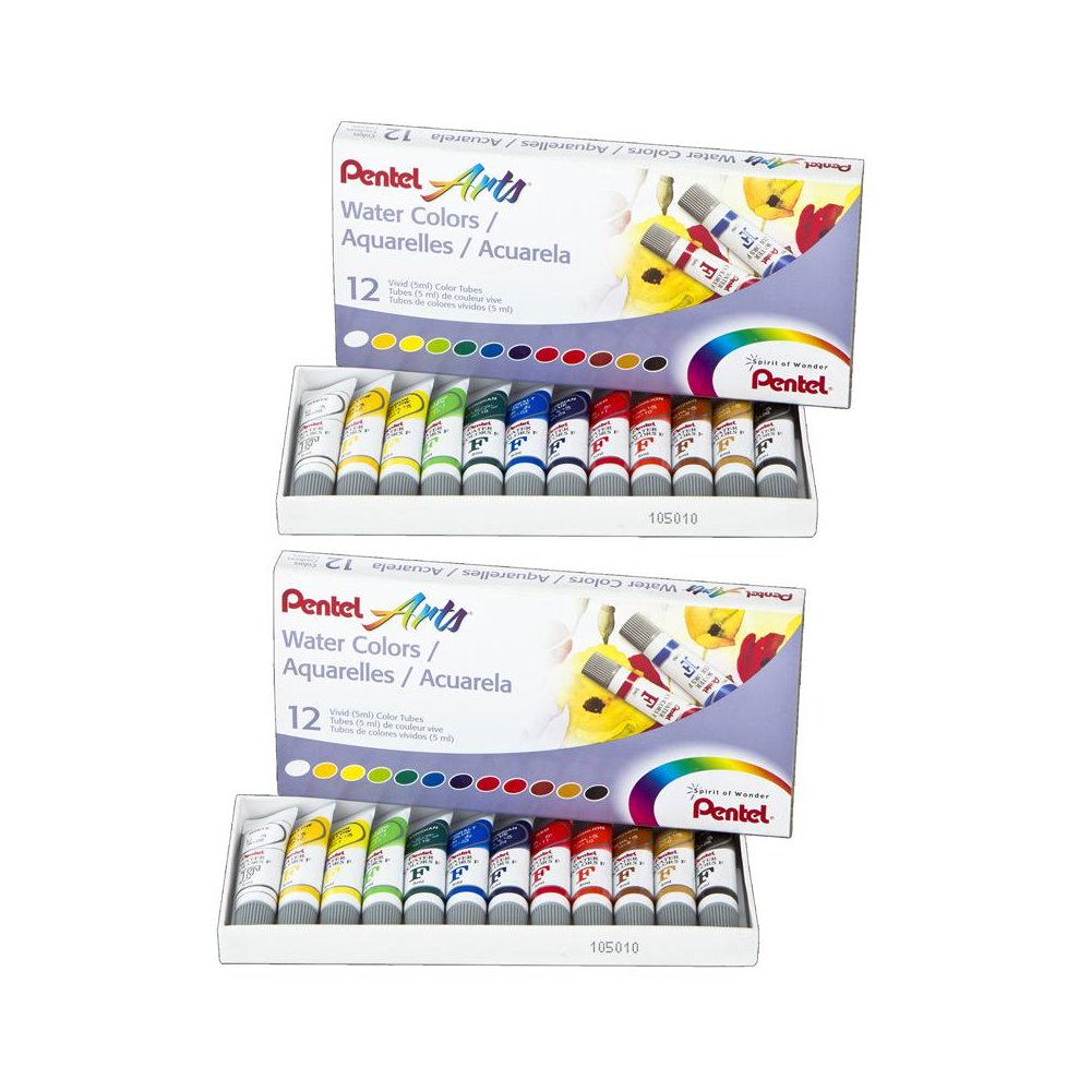 Water Colors, 12 Per Set, 2 Sets. Picture 1