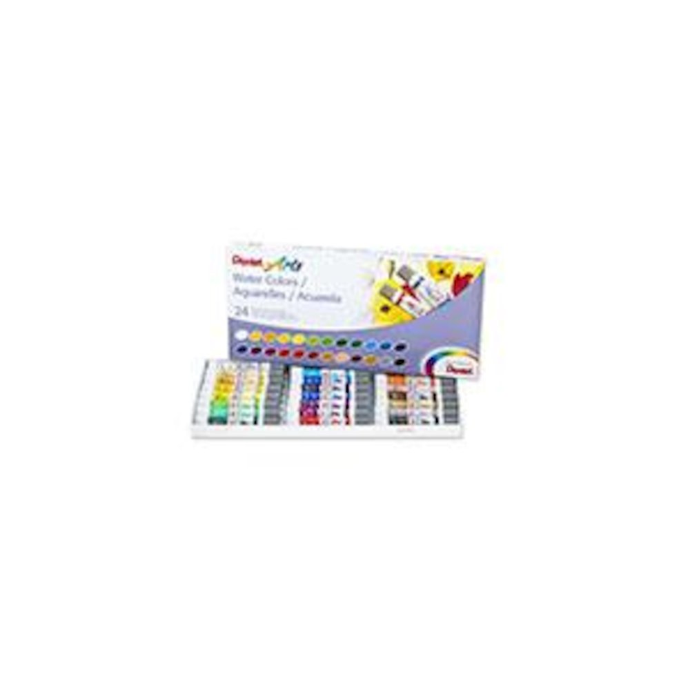 24 COLOR PENTEL ARTS WATERCOLOR SET. Picture 2