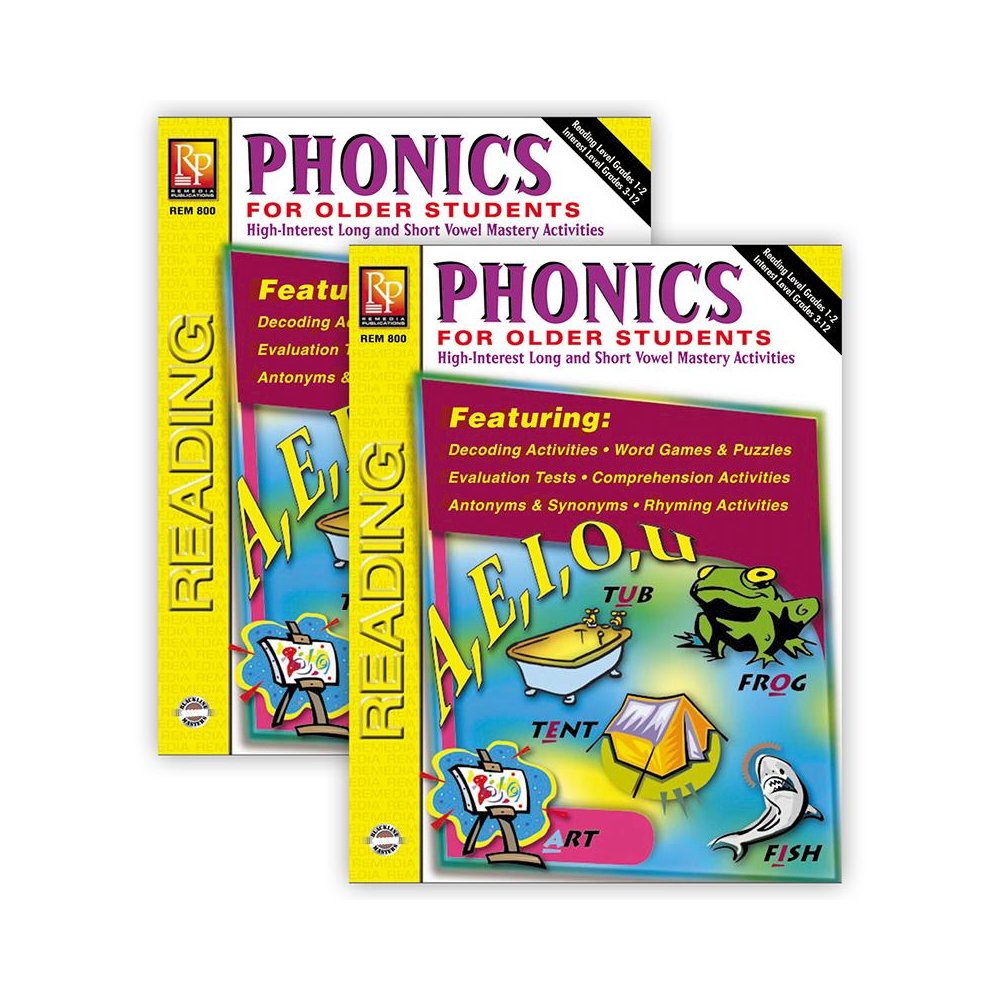 Phonics For Older Students Book, Pack of 2. Picture 1