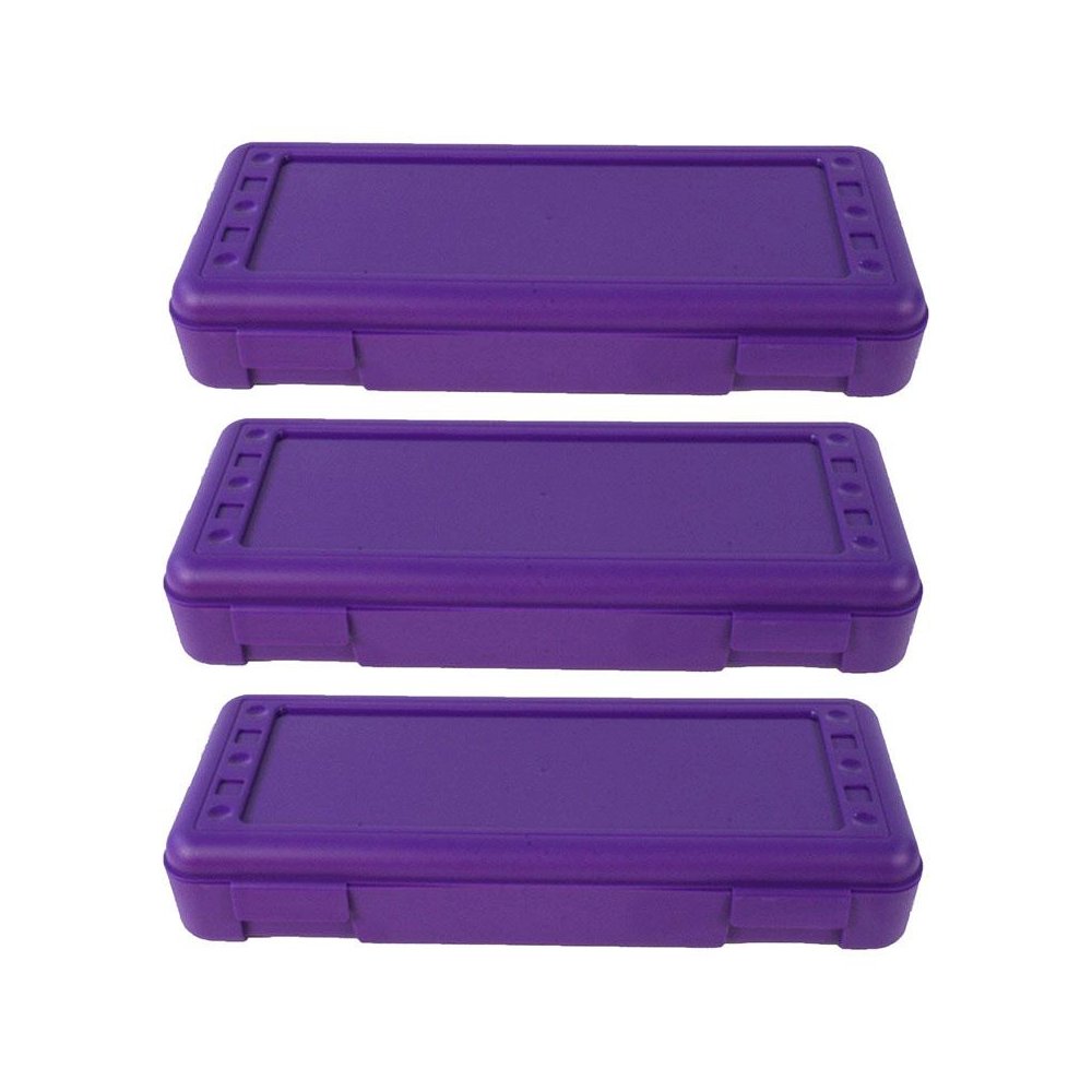Ruler Box, Purple, Pack of 3. Picture 1