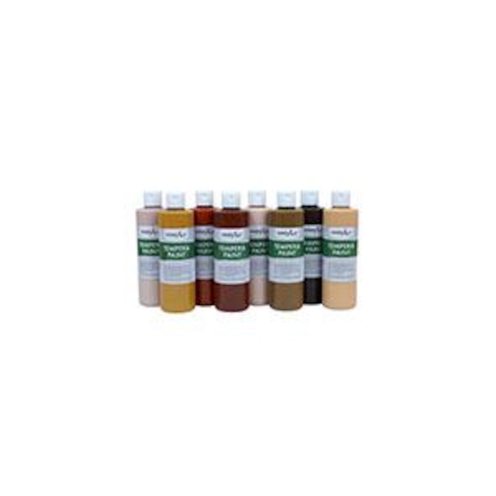 HANDY ART TEMPERA PAINT 8OZ 8 SET MULTICULTURAL. Picture 2