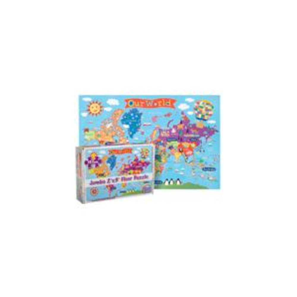 WORLD FLOOR PUZZLE FOR KIDS. Picture 2
