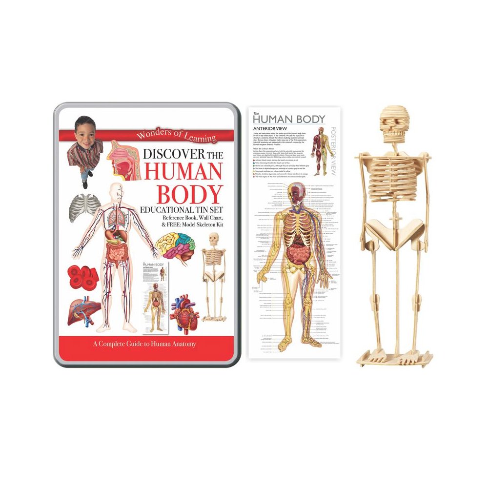 Wonders of Learning Tin Set, Discover the Human Body. Picture 1