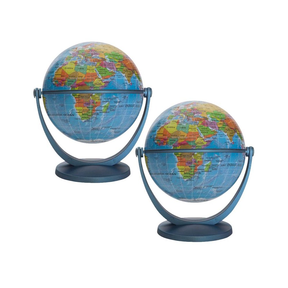 Blue Ocean GyroGlobe, 4", Pack of 2. Picture 1