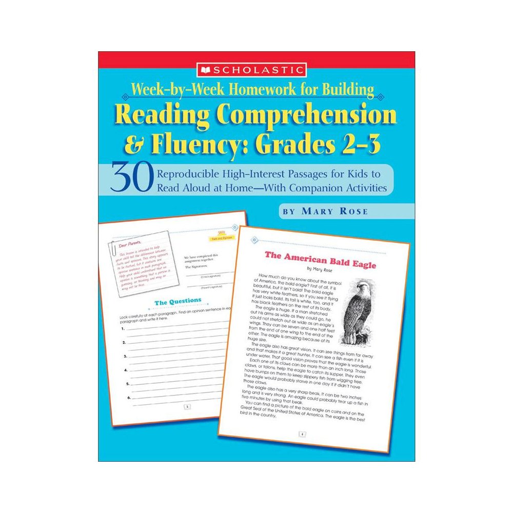 WEEK-BY-WEEK HOMEWORK READING COMPREHENSION & FLUENCY GR 2-3. Picture 1