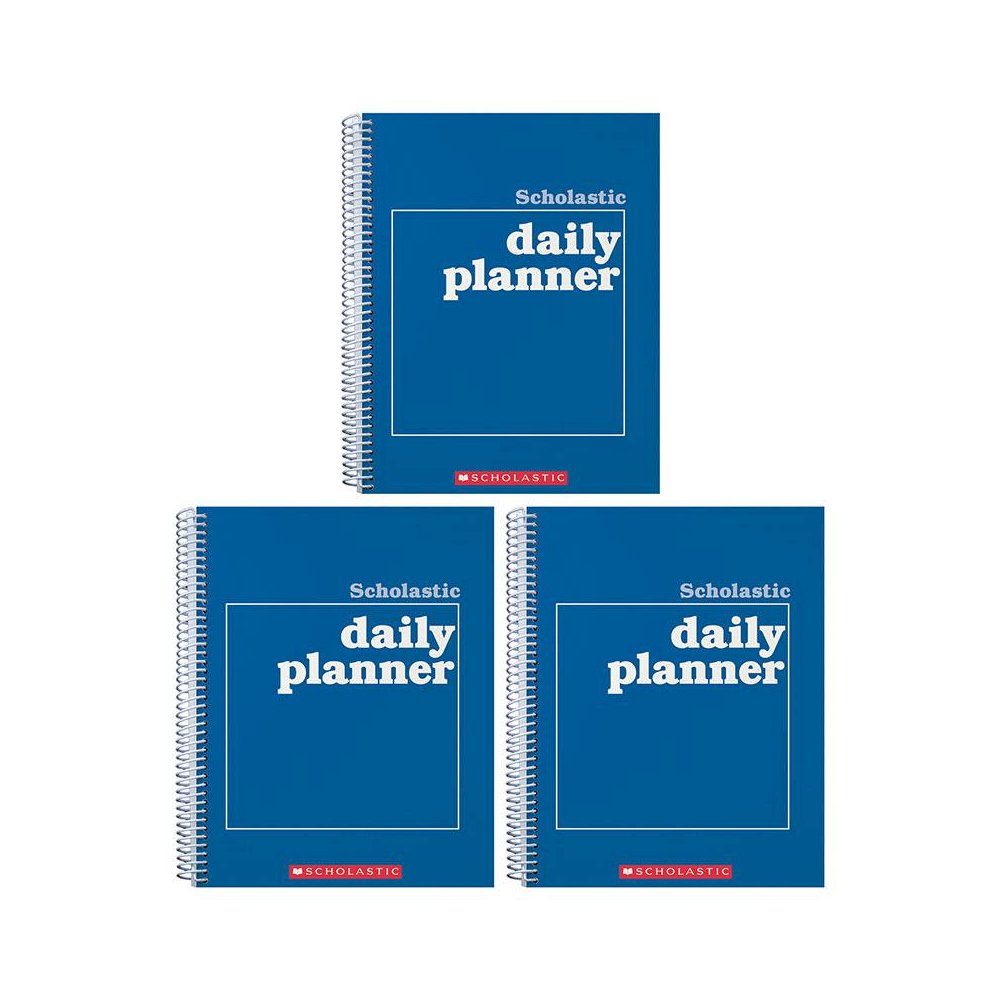 Scholastic Daily Planner, Pack of 3. Picture 1
