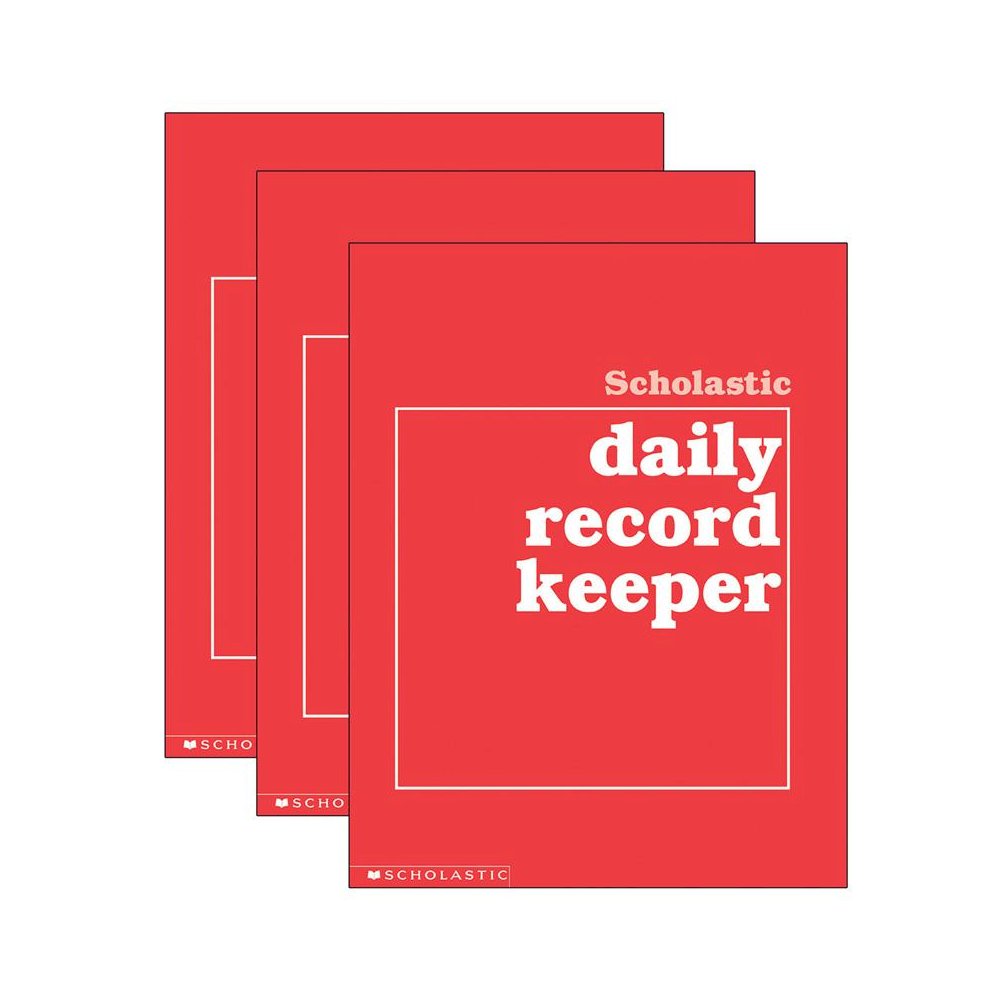 Scholastic Daily Record Keeper, Pack of 3. Picture 1
