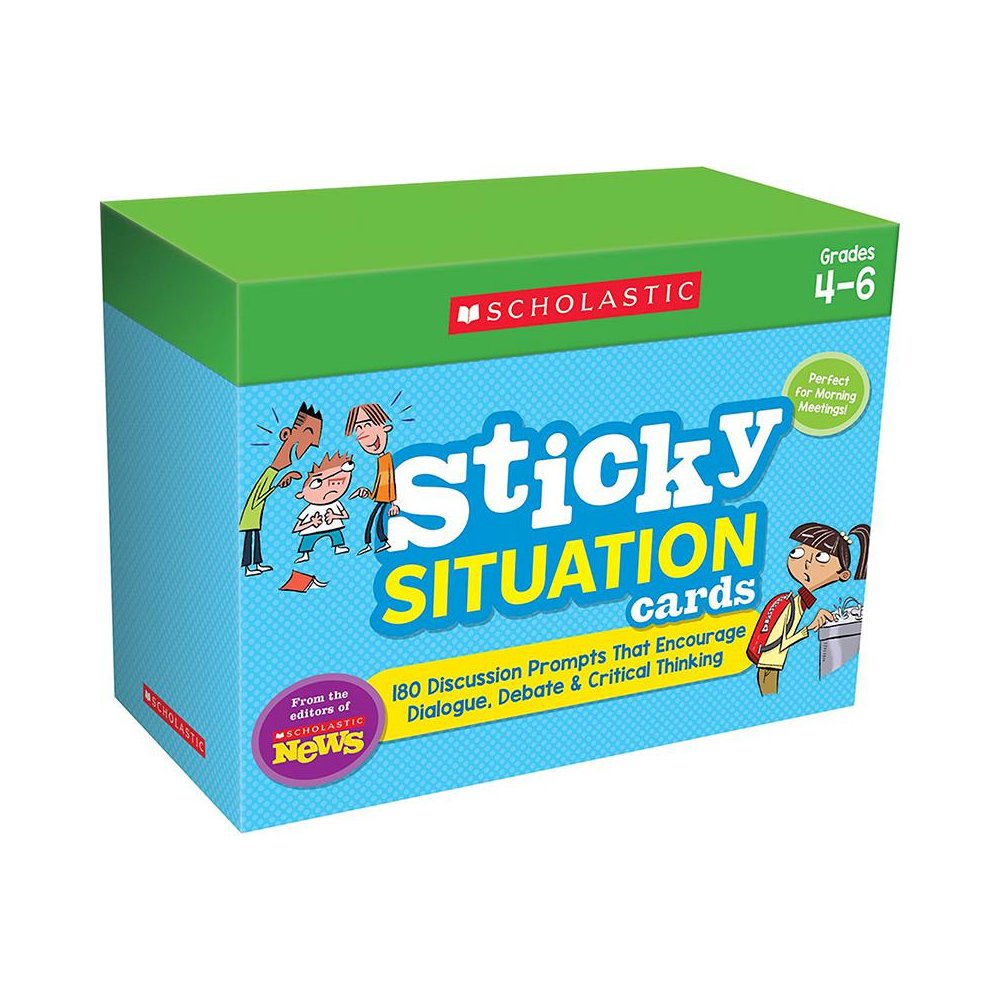 Scholastic News Sticky Situation Cards: Grades 4-6. Picture 1