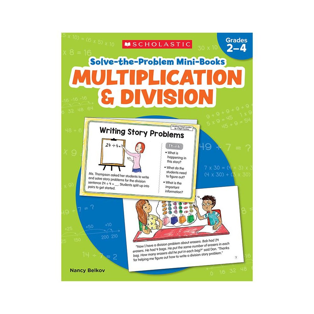 Solve-the-Problem Mini Books: Multiplication & Division. Picture 1