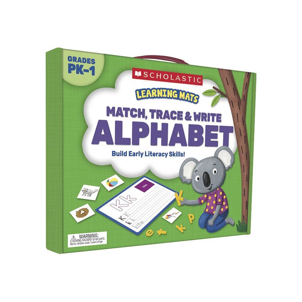 Learning Mats: Match, Trace & Write the Alphabet for Grades PreK-1. Picture 1