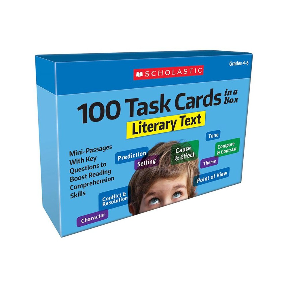 100 Task Cards in a Box: Literary Text. Picture 1