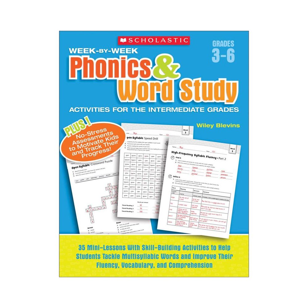 WEEK BY WEEK PHONICS & WORD STUDY ACTIVITIES FOR THE INTERMEDIATE GR. Picture 1