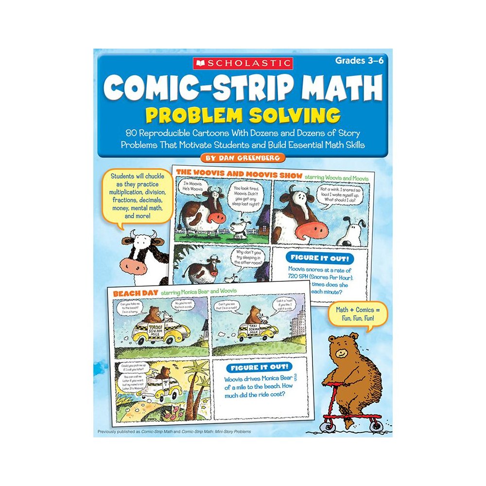Comic-Strip Math: Problem Solving Book. Picture 1