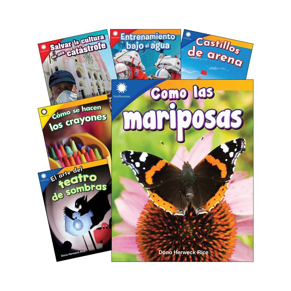 Smithsonian Informational Text: Fun in Action Spanish Grades K-1: 6-Book Set. Picture 1