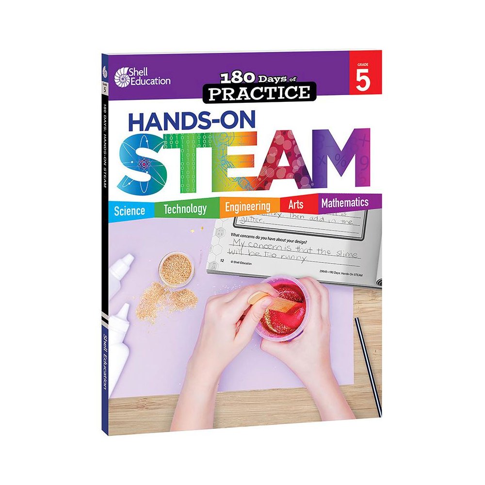 180 Days: Hands-On STEAM, Grade 5. Picture 1