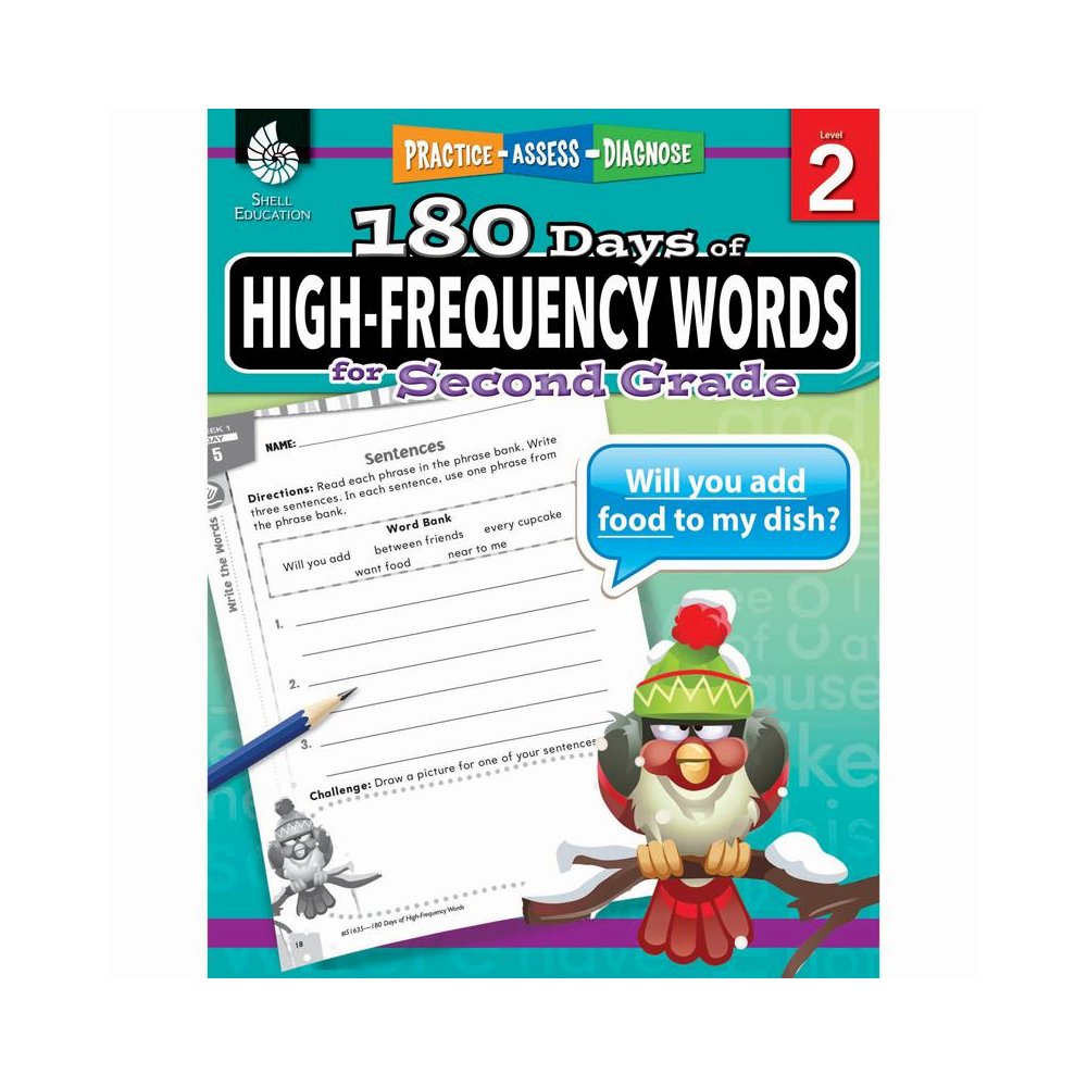 180 DAY HIGH FREQ WORDS GR2 WORKBK. Picture 1