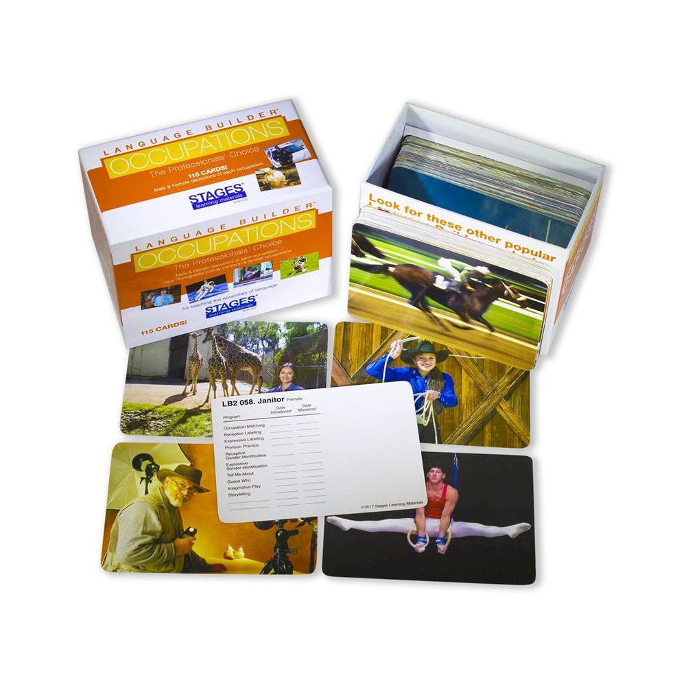 Language Builder Occupation Card Set, Pack of 115. Picture 1