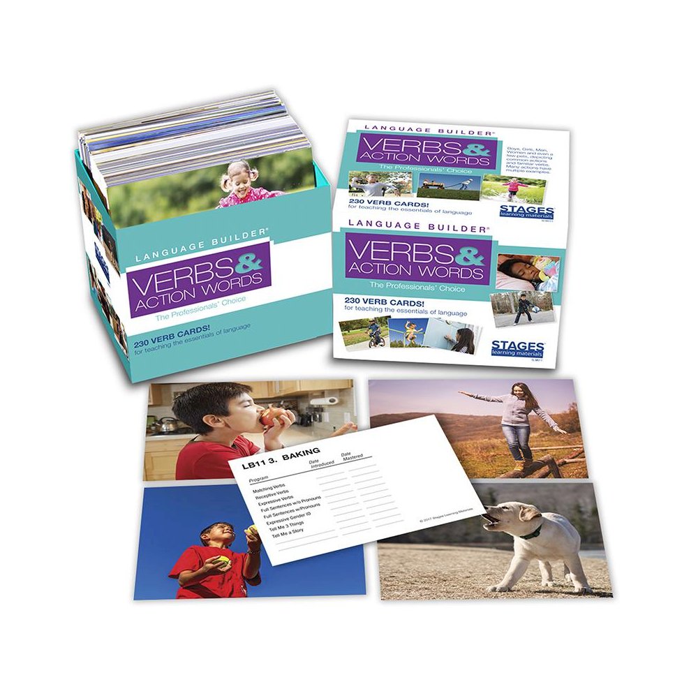 Language Builder Picture Cards, Verbs. Picture 1