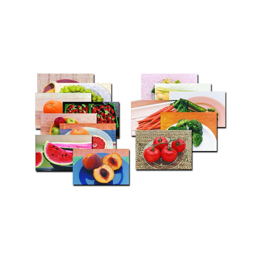 FRUITS & VEGETABLES POSTER SET-14. Picture 1