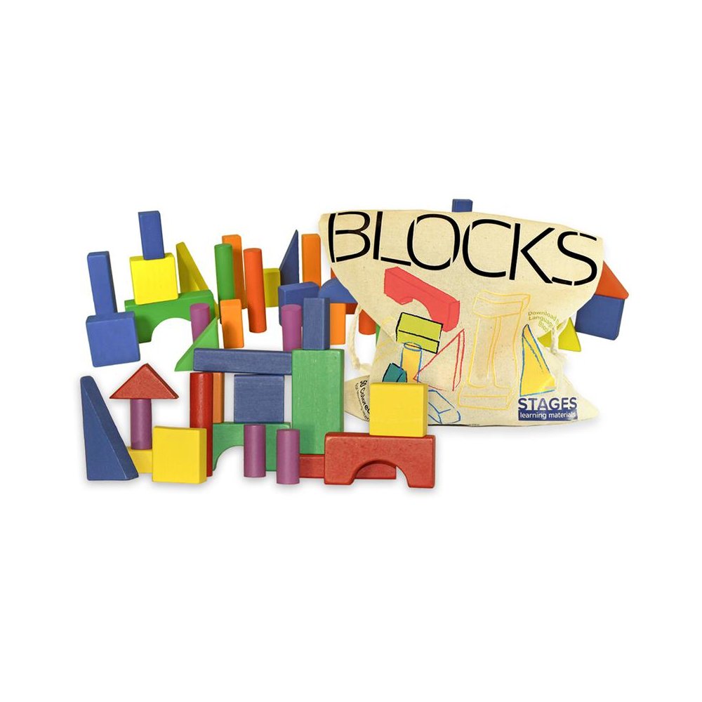 Sensory Builder Blocks, Set of 50. Picture 1
