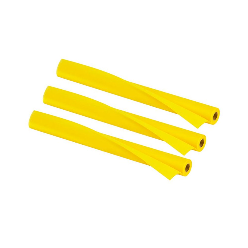 Art & Decoration Fabric Roll, 24" x 18', Yellow, 3 Rolls. Picture 1