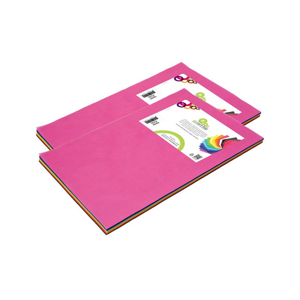 Art & Decoration Fabric Sheets, 12" x 18", Assorted, 45 Sheets Per Pack, 2 Packs. Picture 1