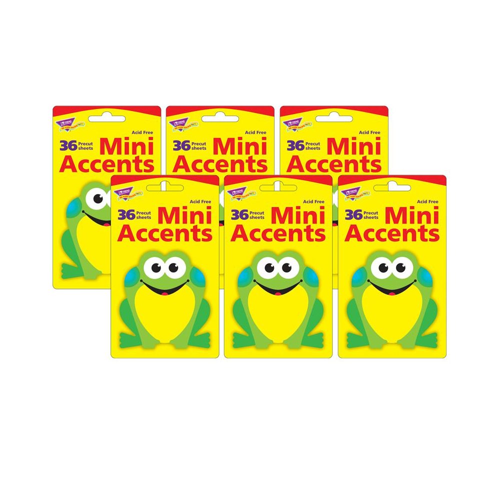 Frog Mini Accents, 36 Per Pack, 6 Packs. Picture 1