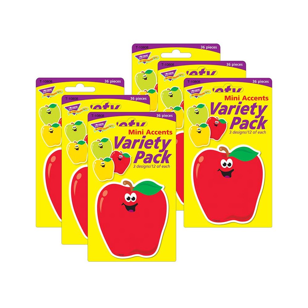 Apples Mini Accents Variety Pack, 36 Per Pack, 6 Packs. Picture 1