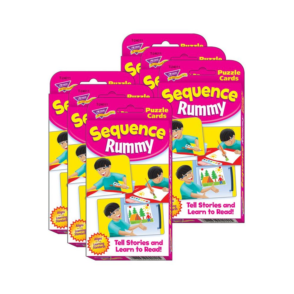 Sequence Rummy Challenge Cards, 6 Sets. Picture 1