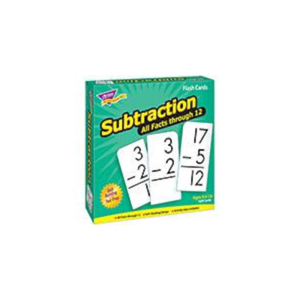 FLASH CARDS ALL FACTS 169/BOX 0-12 SUBTRACTION. Picture 2