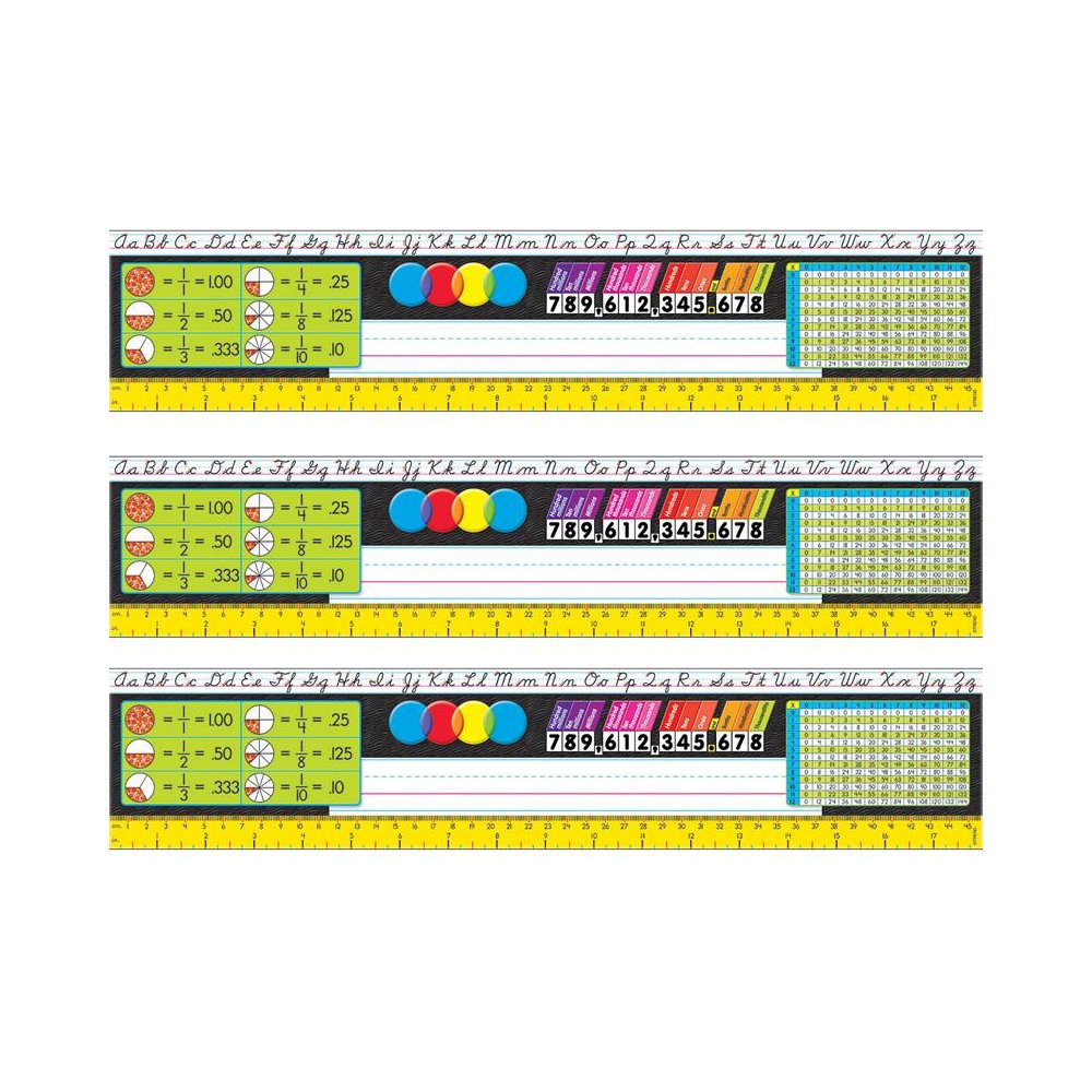 Modern Desk Toppers Reference Name Plates, Grades 3-5, 36 Per Pack, 3 Packs. Picture 1
