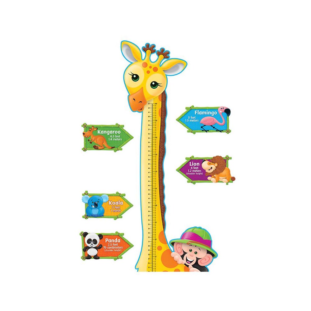 BB SET GIRAFFE GROWTH CHART. Picture 1