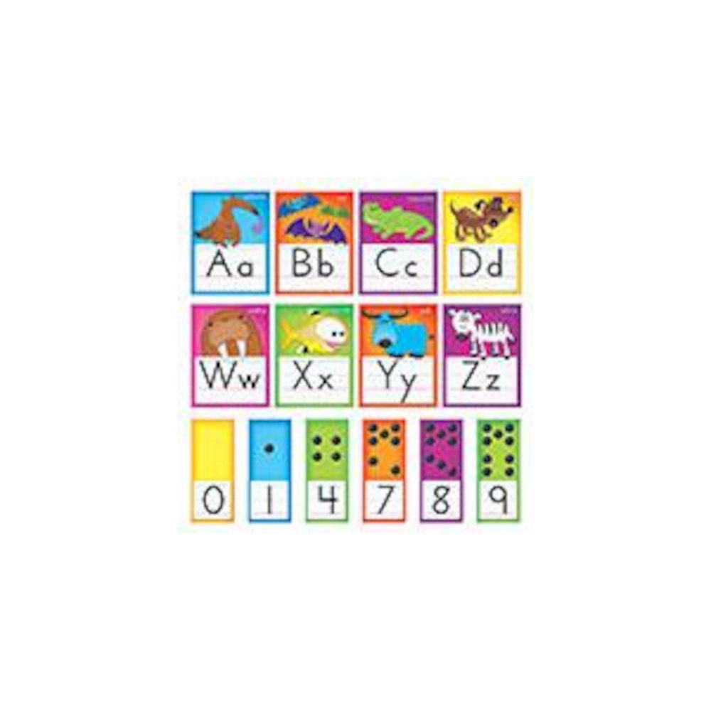 AWESOME ANIMALS ALPHABET CARDS STD MANUSCRIPT BB SET. Picture 2