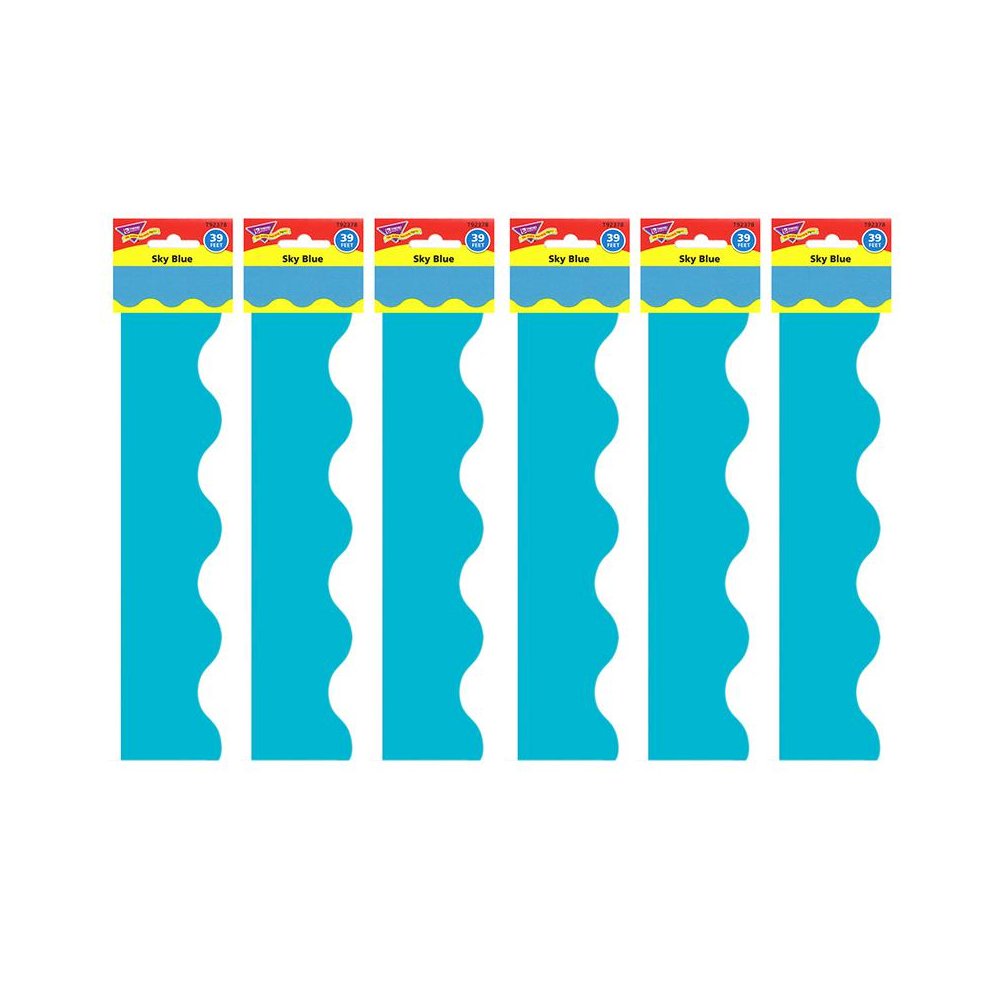 Sky Blue Terrific Trimmers, 39 Feet Per Pack, 6 Packs. Picture 1