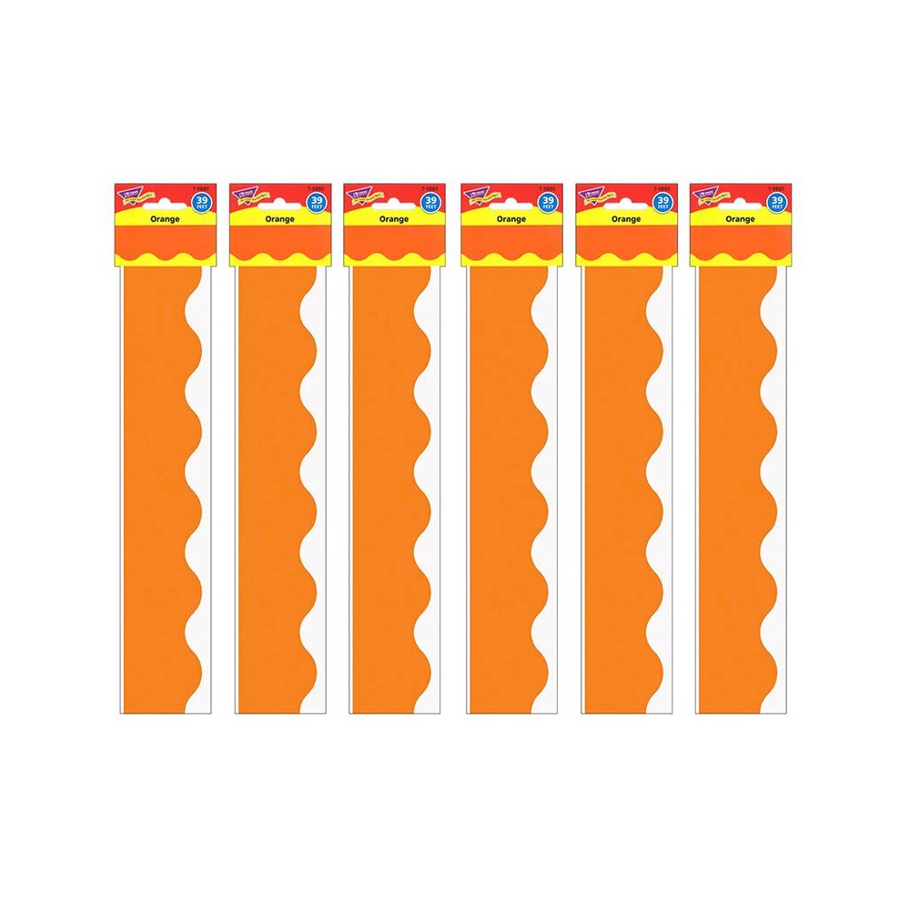Orange Terrific Trimmers, 39 Feet Per Pack, 6 Packs. Picture 1