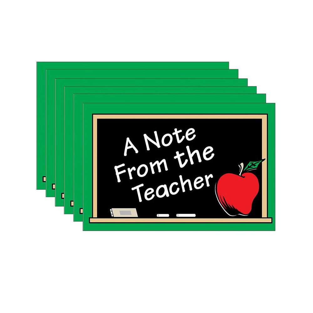 A Note from the Teacher Postcards, 30 Per Pack, 6 Packs. Picture 1