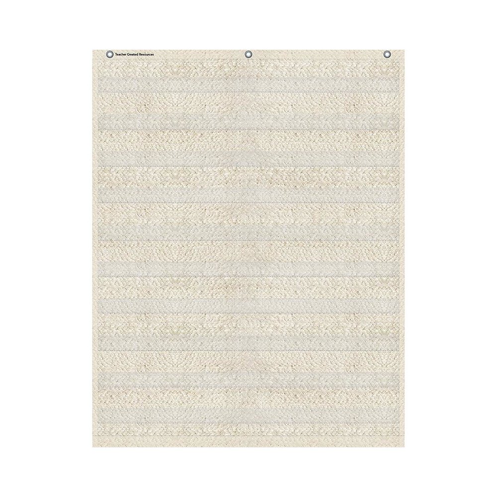 Woven 10 Pocket Chart, 34" x 44". Picture 1