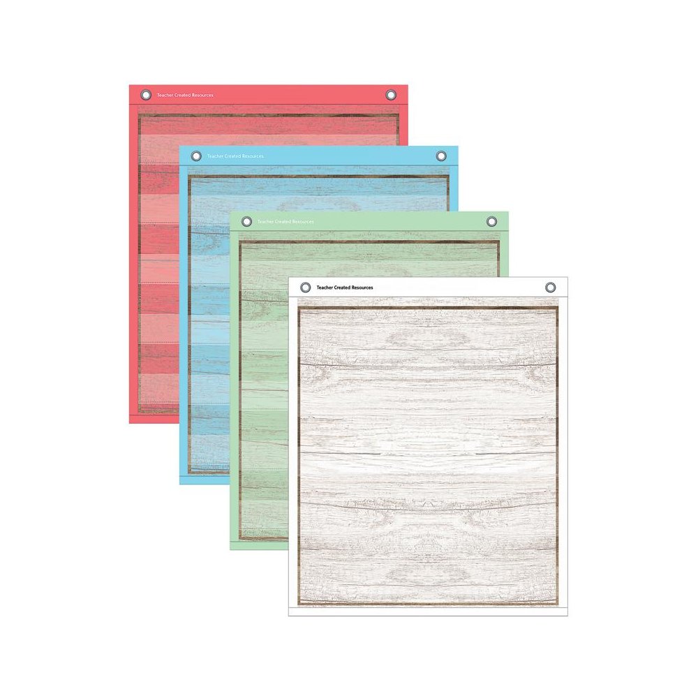 Painted Wood Design Magnetic Mini Pocket Charts, 14" x 17". Picture 1