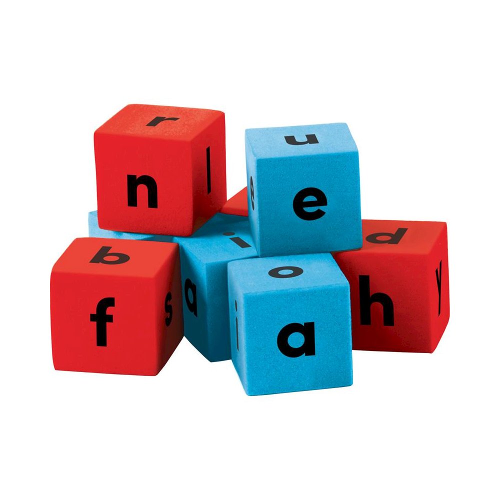 Foam Alphabet Dice, 20 Per Pack, 3 Packs. Picture 1