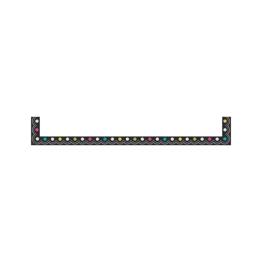 Chalkboard Brights Magnetic Pockets - Large, 4 Per Pack, 3 Packs. Picture 1
