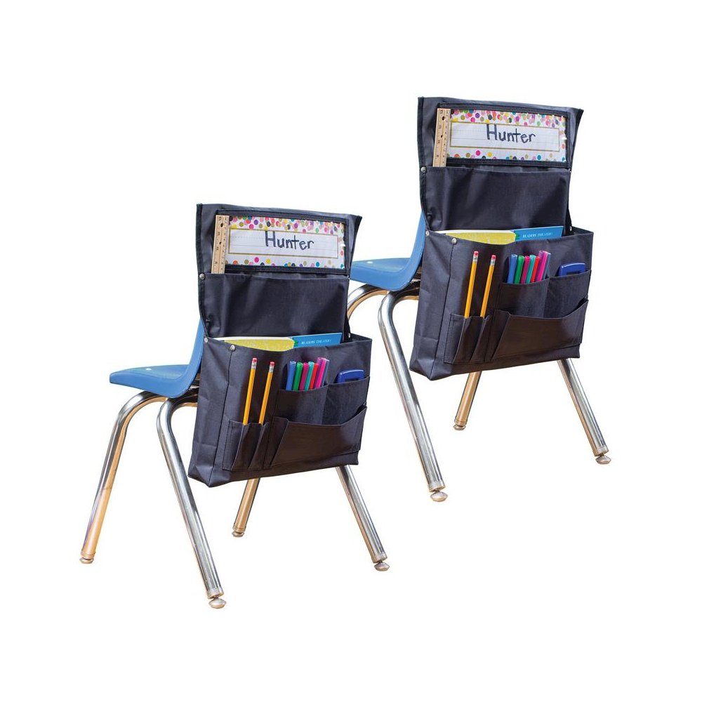 Black Chair Pocket, Pack of 2. Picture 1