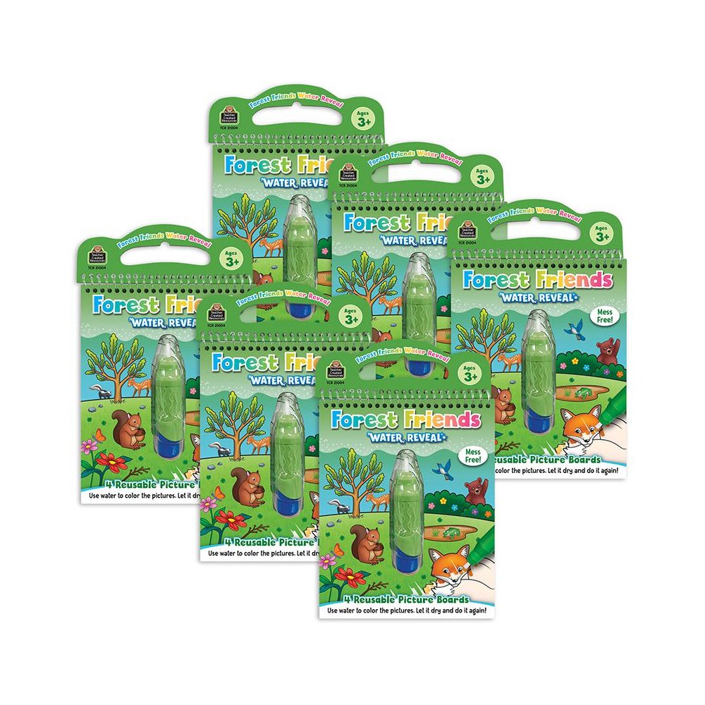 Forest Friends Water Reveal Book, 6 Sets. Picture 1