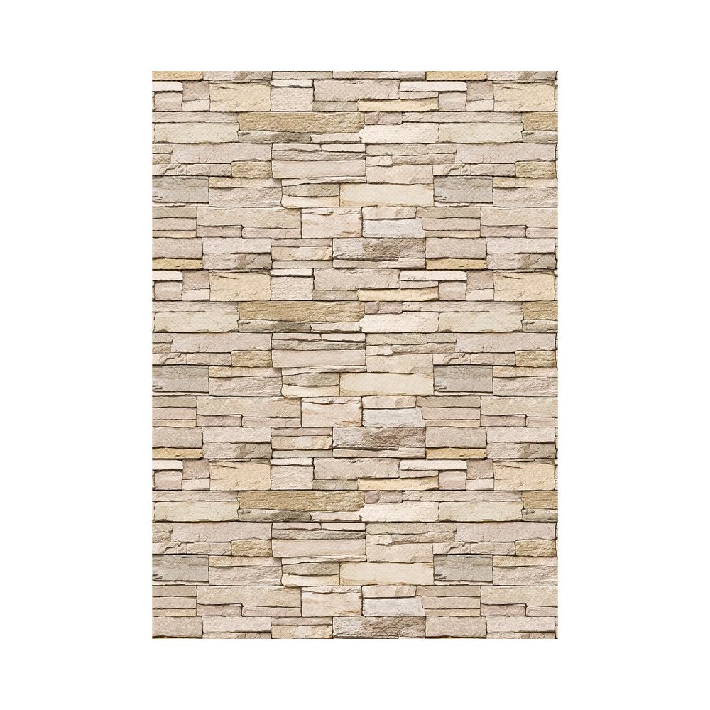 Better Than Paper Bulletin Board Roll, 4' x 12', Stacked Stone, 4 Rolls. Picture 1