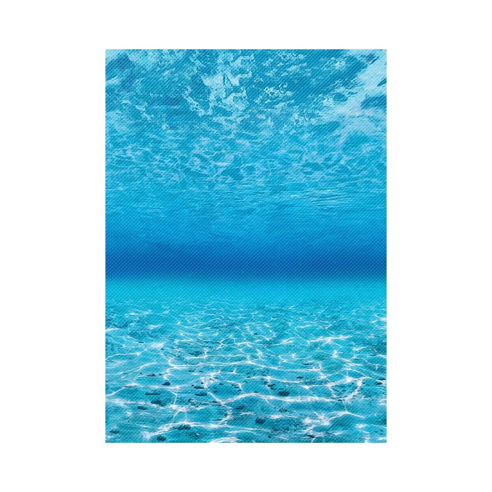 Better Than Paper Bulletin Board Roll, 4' x 12', Under The Sea, 4 Rolls. Picture 1